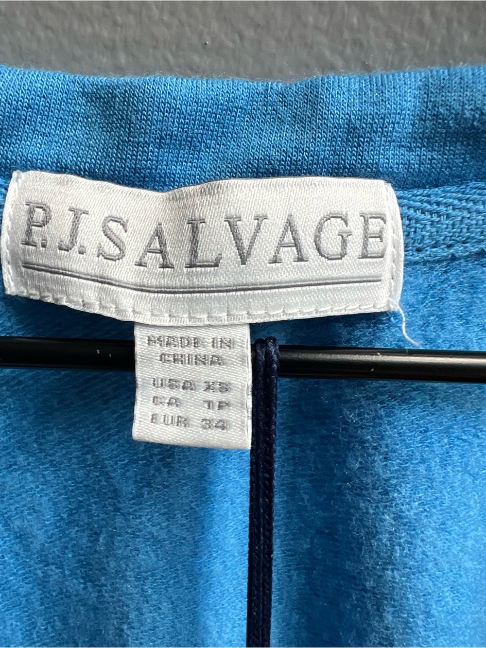 PJ Salvage Women's Cozy V-Neck Tank and Lounge Pants Set Electric Blue XS - Picture 4 of 11